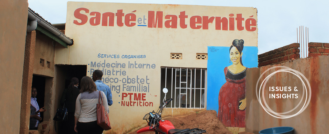 A health clinic in the DRC