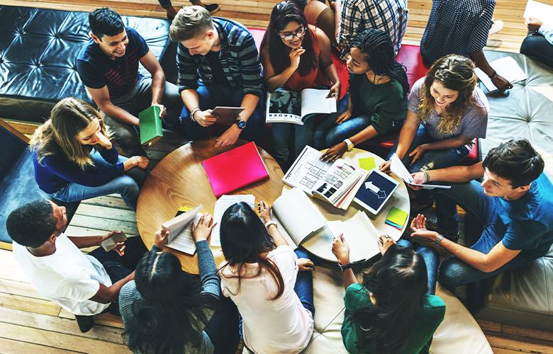 A photo of students representing Building Schools’ Responsiveness to Students’ Voices