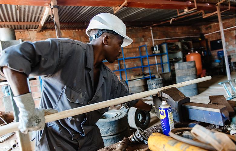 A photo of a youth working representing International Day of the Eradication of Poverty – How This Year Is Different