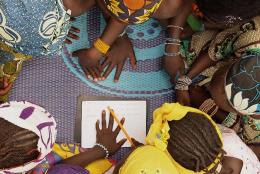 The PHARE program in Mali enables girls like these to go to school