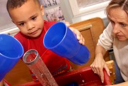 A photo of a preschool classroom