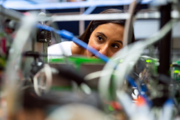 A photo of a STEM worker representing Championing STEM Opportunities for Women Who Have Served