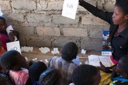 A photo of a classroom in Zambia